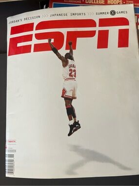 Rare 1998 ESPN Magazine Cover Featuring Michael Jordan